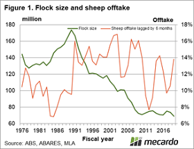 Flock size and sheep offtake