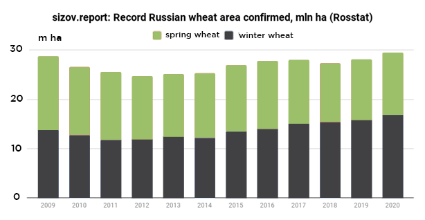 Russian wheat crop forecast