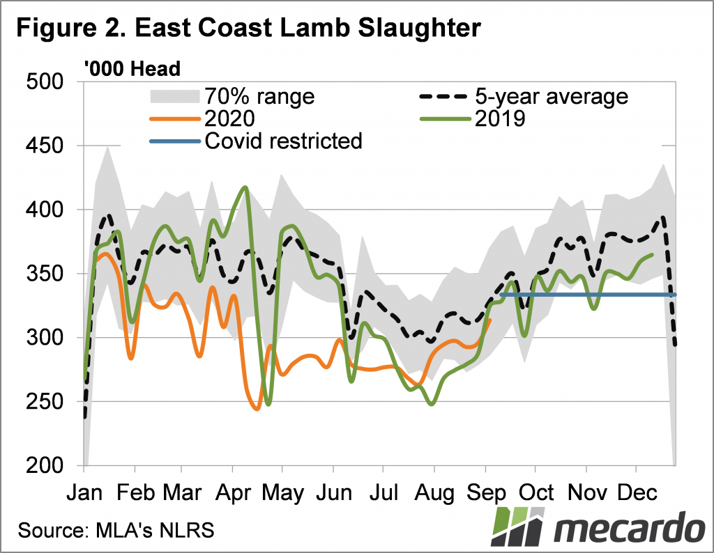 East coast lamb slaughter