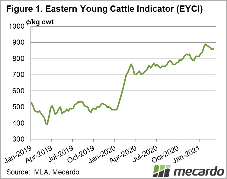 Eastern Young Cattle Indicator