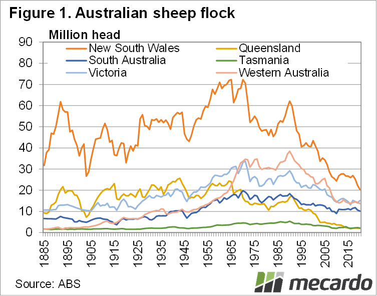 Australian sheep flock