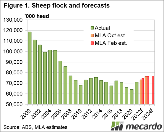 Sheep flock & forecasts