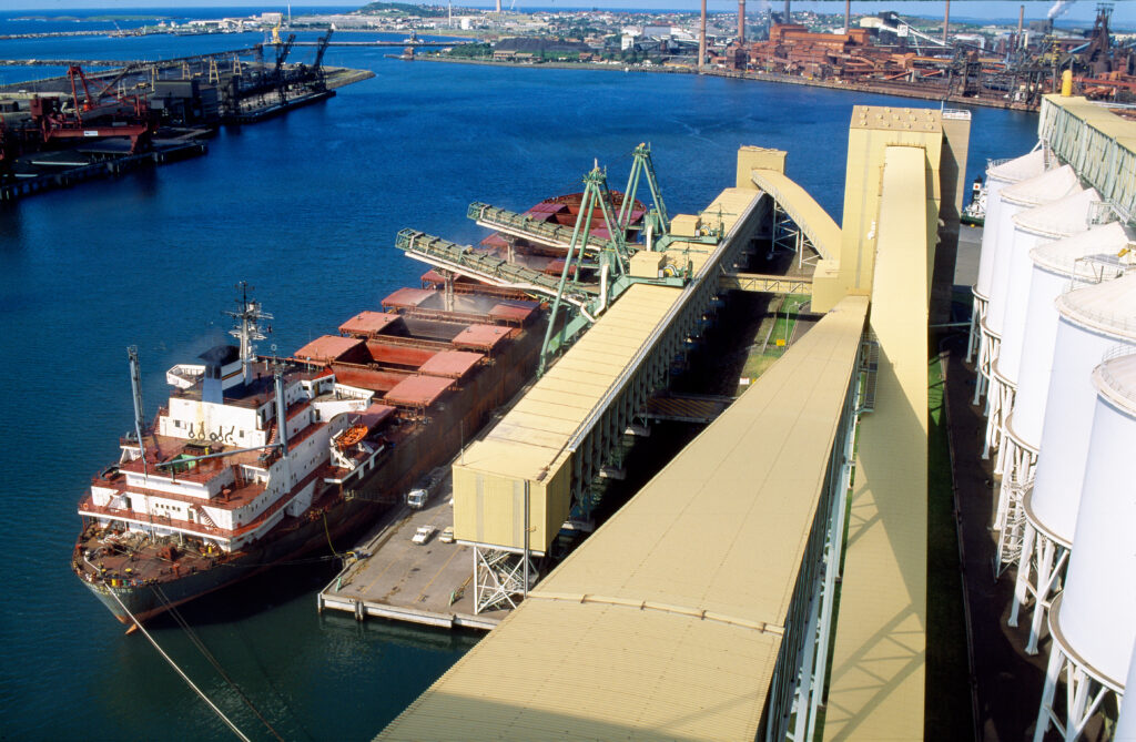 Australian wheat shipping terminal