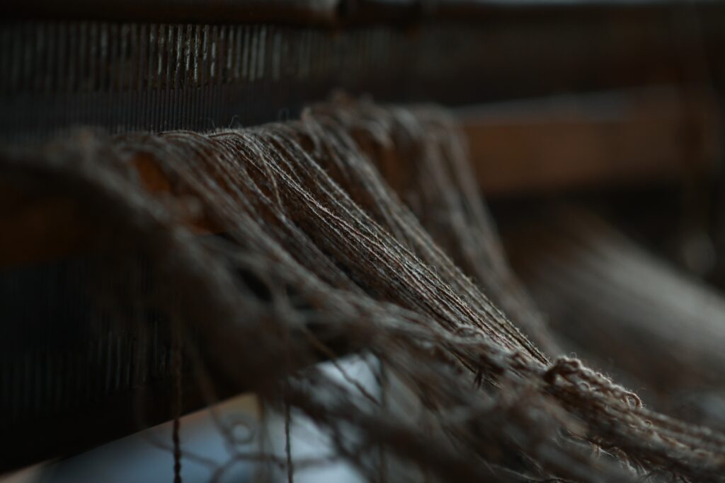 Wool in mill