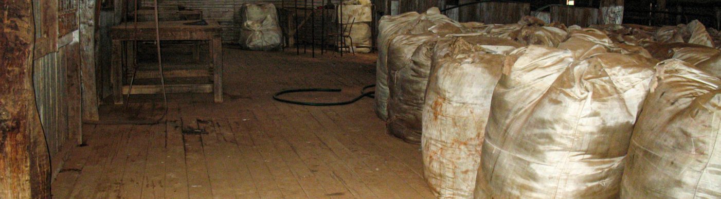 Dusty,Wool,Bales,In,Shearing,Shed,.,Ambathala,South,Western